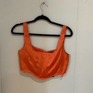 Orange Crop Top